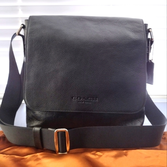 COACH SULLIVAN MESSENGER IN EMBOSSED SIGNATURE LEATHER F72110 - Picture 12 of 14